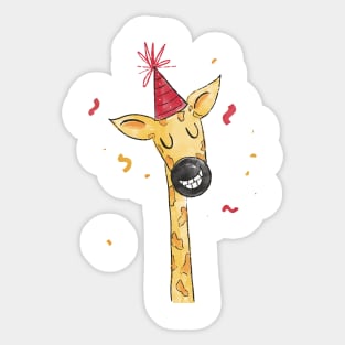 Happy Giraffe Sticker